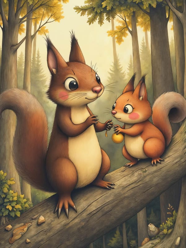 Illustrazione di Nuezi e i Suoni della Foresta — 4
