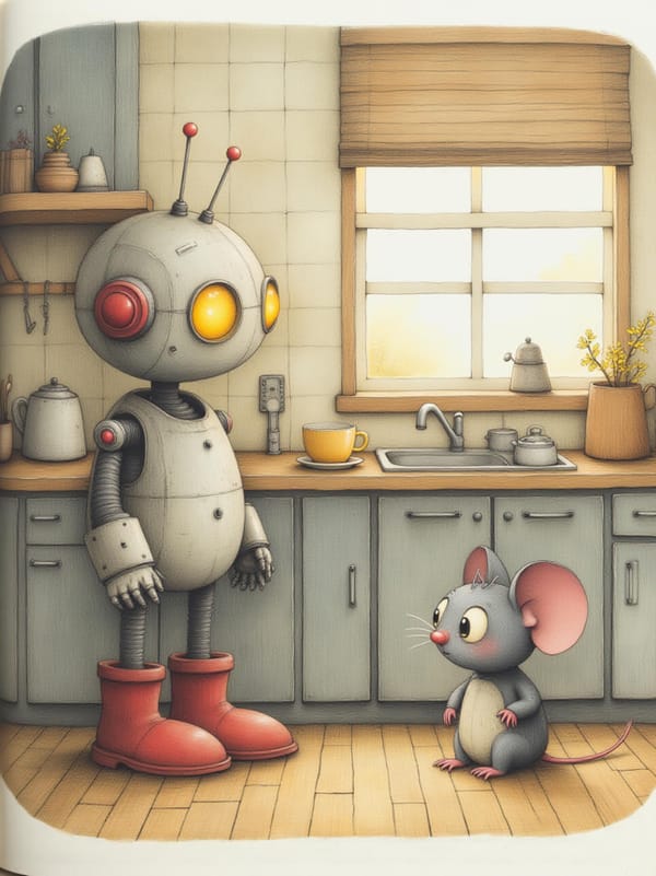 Ilustración de El Robot Curioso — 5