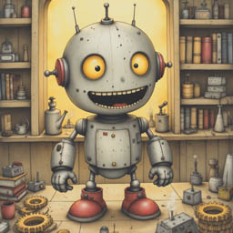 Racconto per bambini illustrato su Chip, un robot curioso che impara la differenza tra conoscenza teorica ed esperienza pratica cucinando biscotti con Scintilla, un topo. Storia educativa sull'apprendimento esperienziale e la curiosità scientifica per bambini dai 4 ai 7 anni. Racconto breve con valori sul pensiero critico e il metodo scientifico.