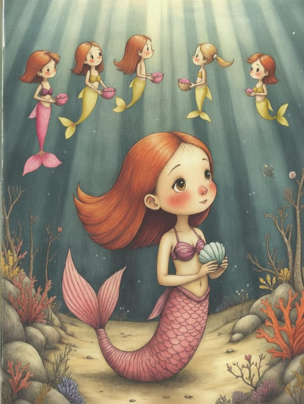 Illustration from Marina and the Color of the Sea — 2