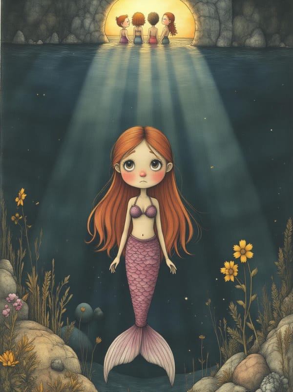 Illustration from Marina and the Color of the Sea — 3