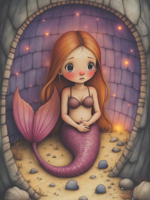 Illustration from Marina and the Color of the Sea — 4
