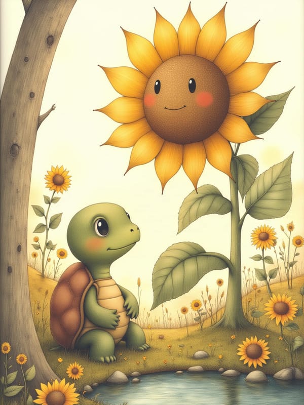 Illustration de La Tortue et le Colibri — 5