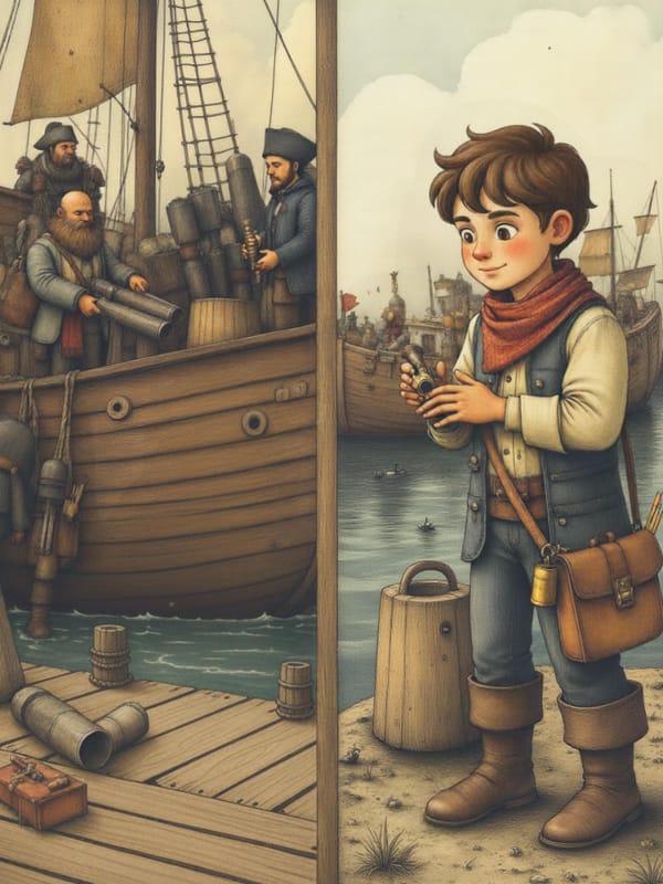 Ilustración de El Capitán del Silencio — 3