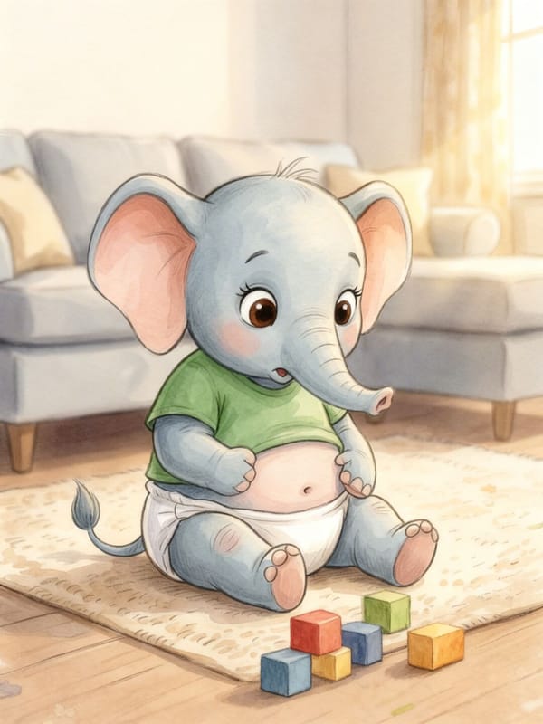 Ilustração de O que diz a minha barriguinha? — 3