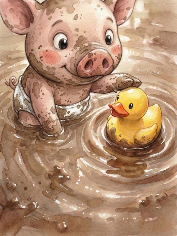 Ilustração de Splash! Para a Água, Pompom — 3