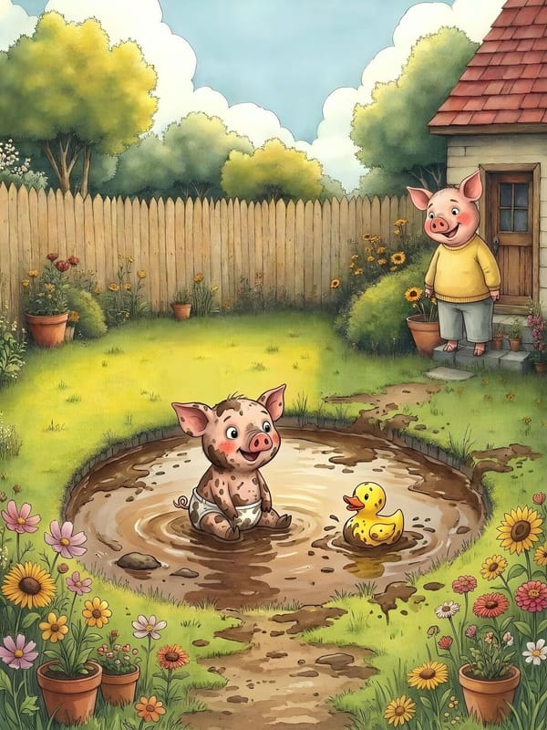 Ilustração de Splash! Para a Água, Pompom — 4
